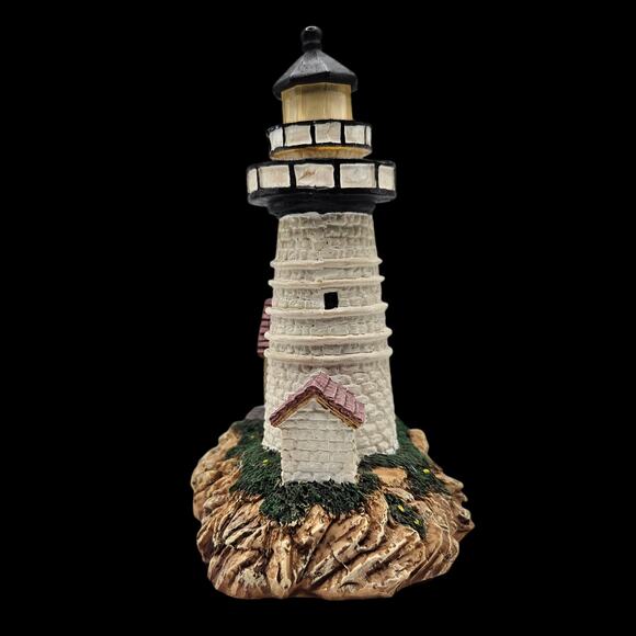 Boston Harbor MA Lighthouse Figurine Impulse Giftware 1994 Light Not Working - Picture 2 of 6
